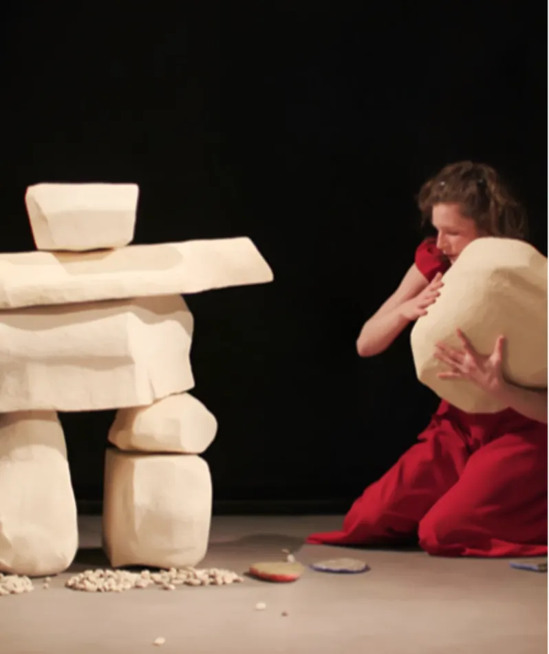Affiche  spectacle : Inuksuk