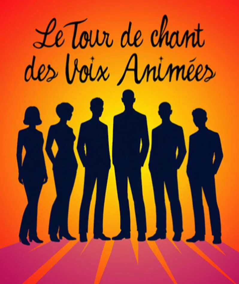 Affiche  spectacle : Le Tour de chant des Voix Animées