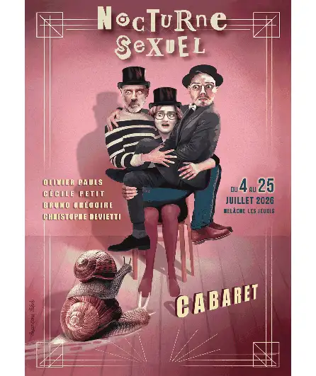 Affiche  spectacle : Nocturne  sexuel
