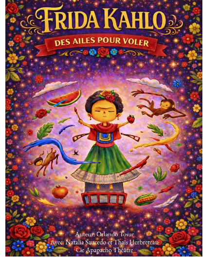 Affiche du spectacle Frida Kahlo : des ailes pour voler