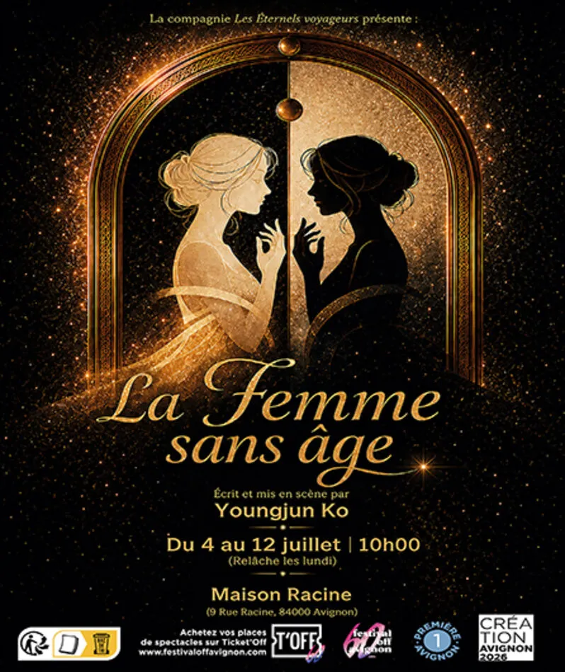 Affiche  spectacle : La Femme sans âge