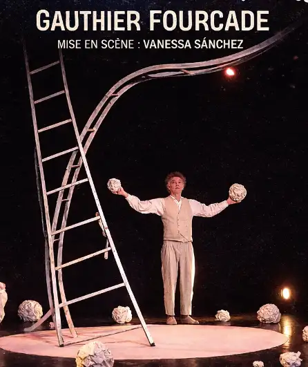 Affiche  spectacle : Le sens de la vie est-il un sixième sens ou celui des aiguilles d'une montre ?