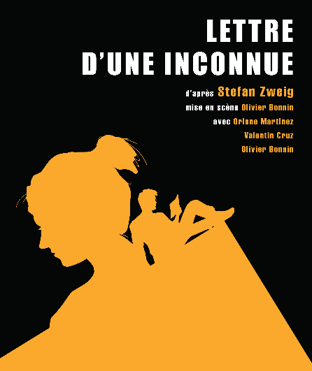Affiche du spectacle Lettre d'une Inconnue