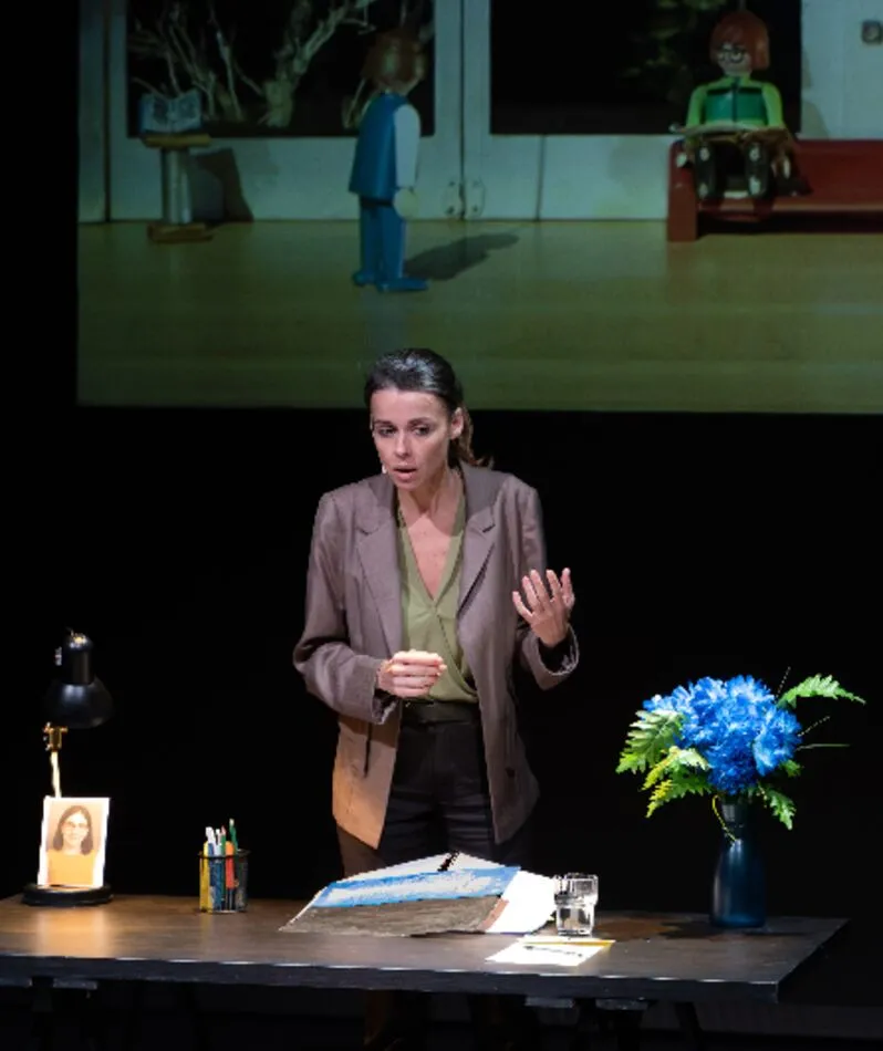 Affiche  spectacle : Le Silence de Claire Lagrange