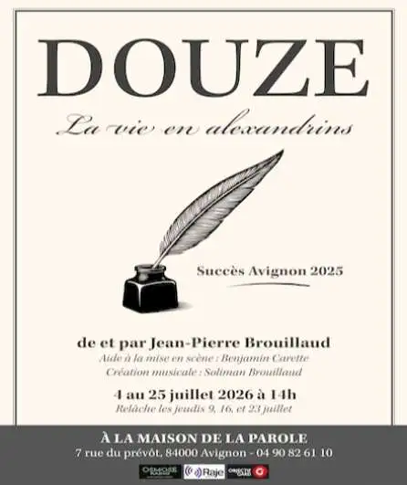 Affiche  spectacle : Douze