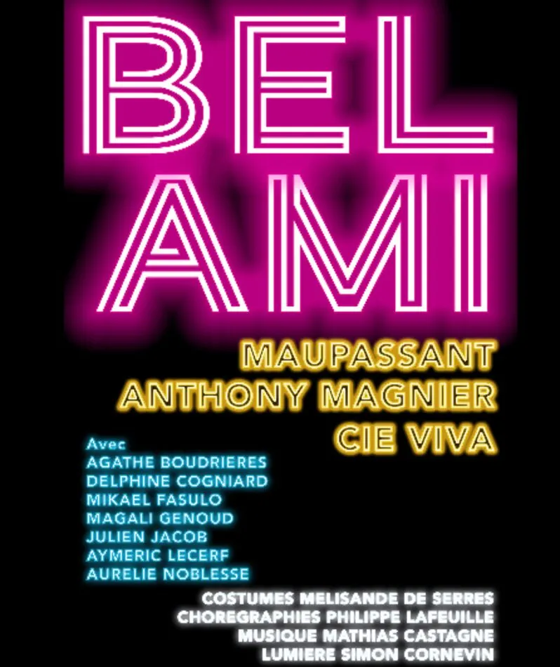Affiche  spectacle : Bel Ami