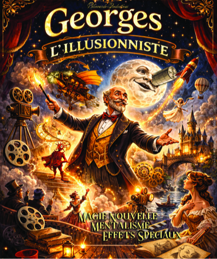 Affiche du spectacle Georges, l'illusionniste : Intemporel