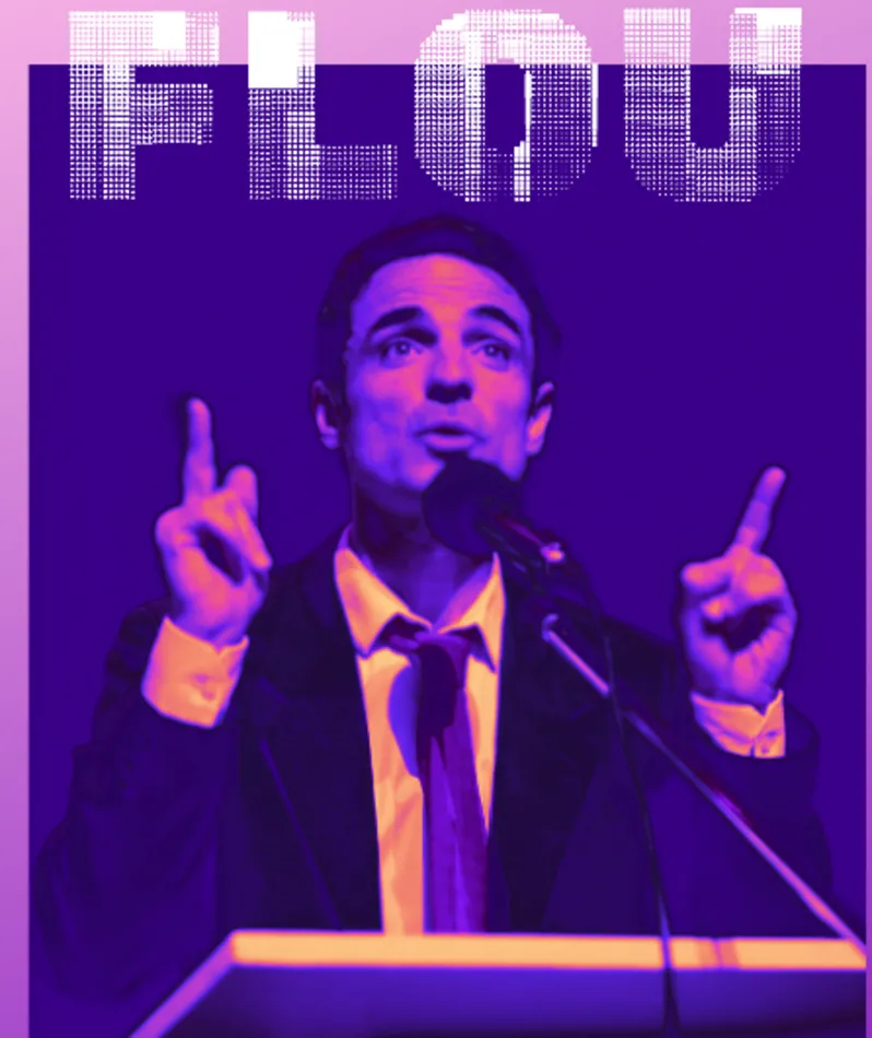 Affiche  spectacle : Flou