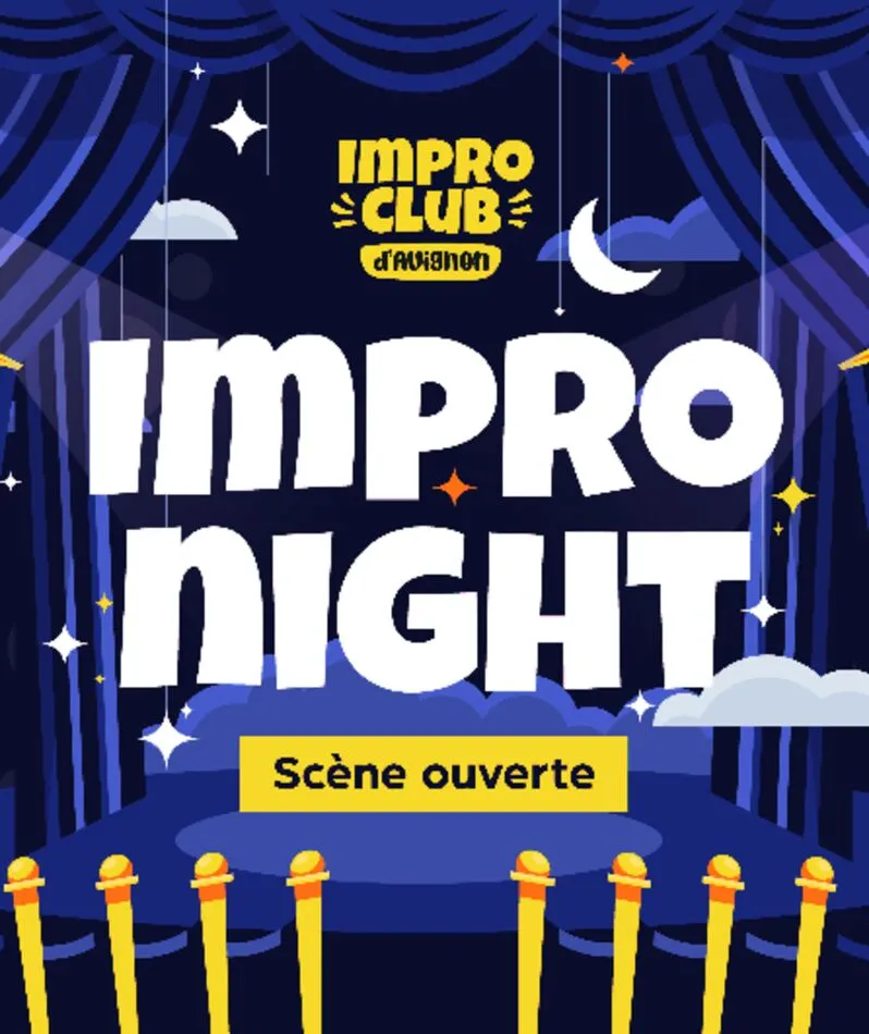 Affiche  spectacle : Impro Night