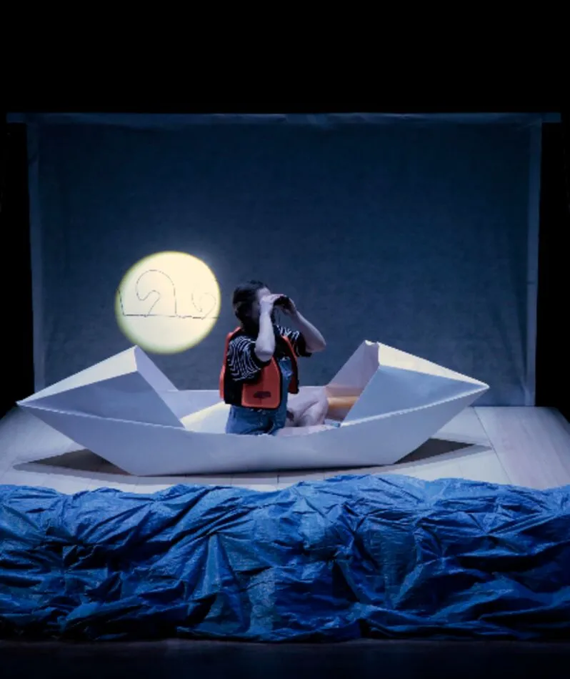 Affiche  spectacle : Ici commence la mer