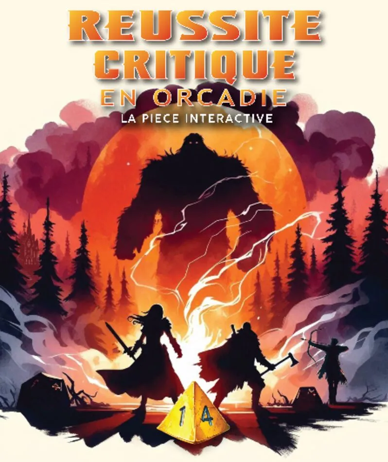 Affiche  spectacle : Réussite Critique en Orcadie
