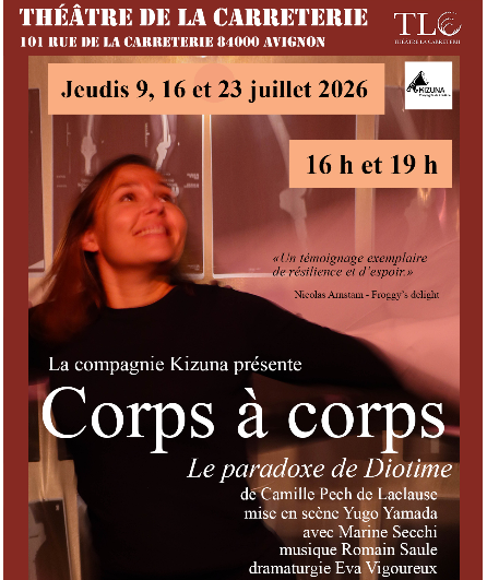 Affiche du spectacle Corps à corps - Le Paradoxe de Diotime