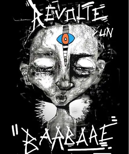 Affiche  spectacle : Révolte d'un barbare