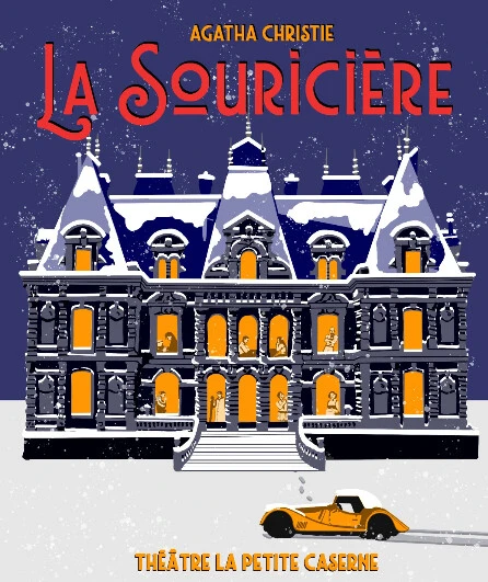 Affiche  spectacle : La Souricière