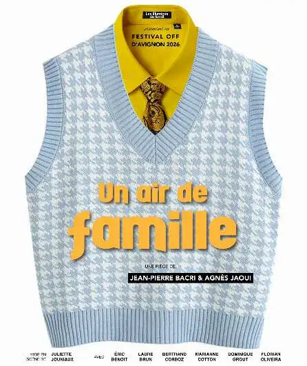 Affiche  spectacle : Un air de famille