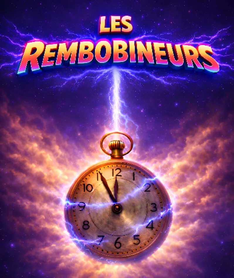 Affiche  spectacle : Les Rembobineurs