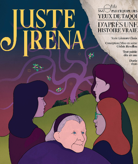 Affiche du spectacle Juste Irena