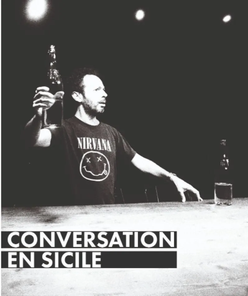 Affiche  spectacle : Conversation en Sicile