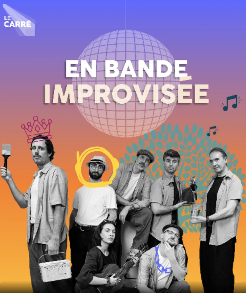 Affiche  spectacle : En Bande Improvisée