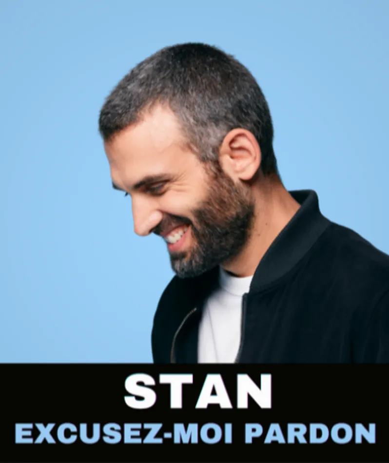 Affiche  spectacle : Excusez-moi pardon