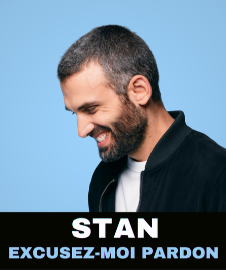 Affiche du spectacle Excusez-moi pardon