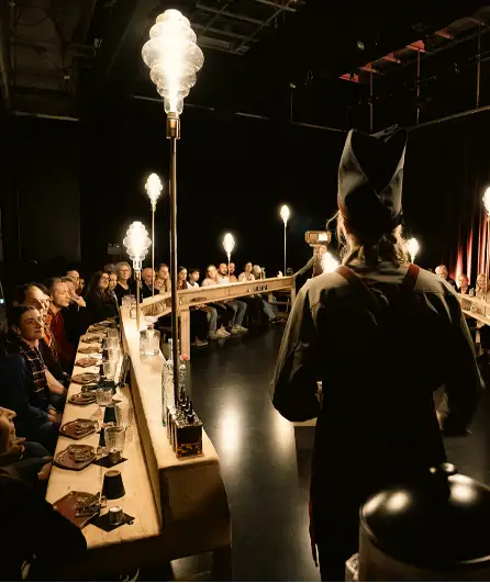 Affiche  spectacle : Par les bouches