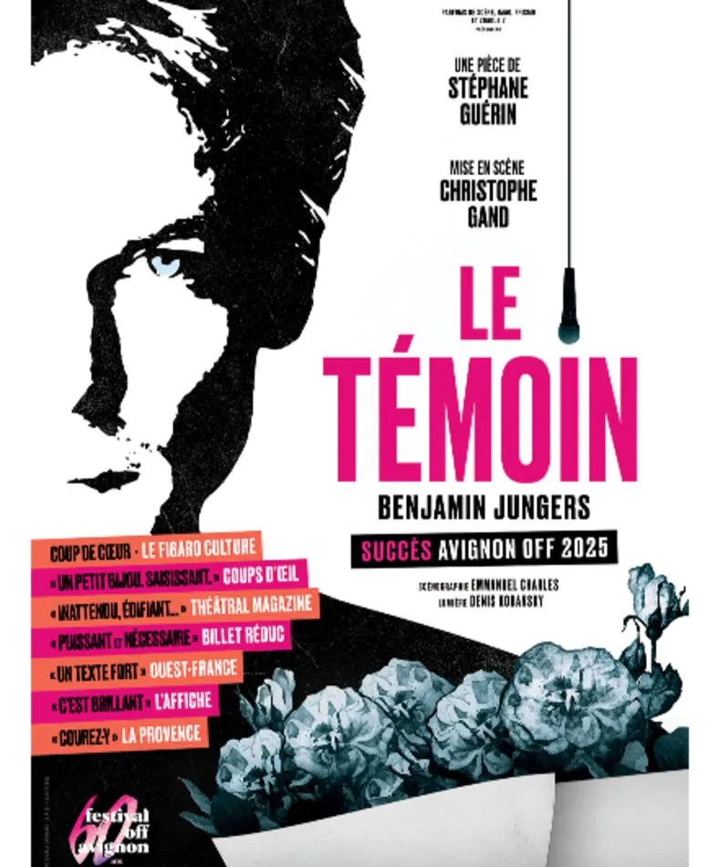 Affiche  spectacle : Le Témoin