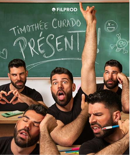 Affiche du spectacle Timothée Curado - Présent !