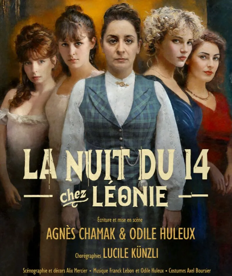 Affiche  spectacle : La Nuit du 14, chez Léonie