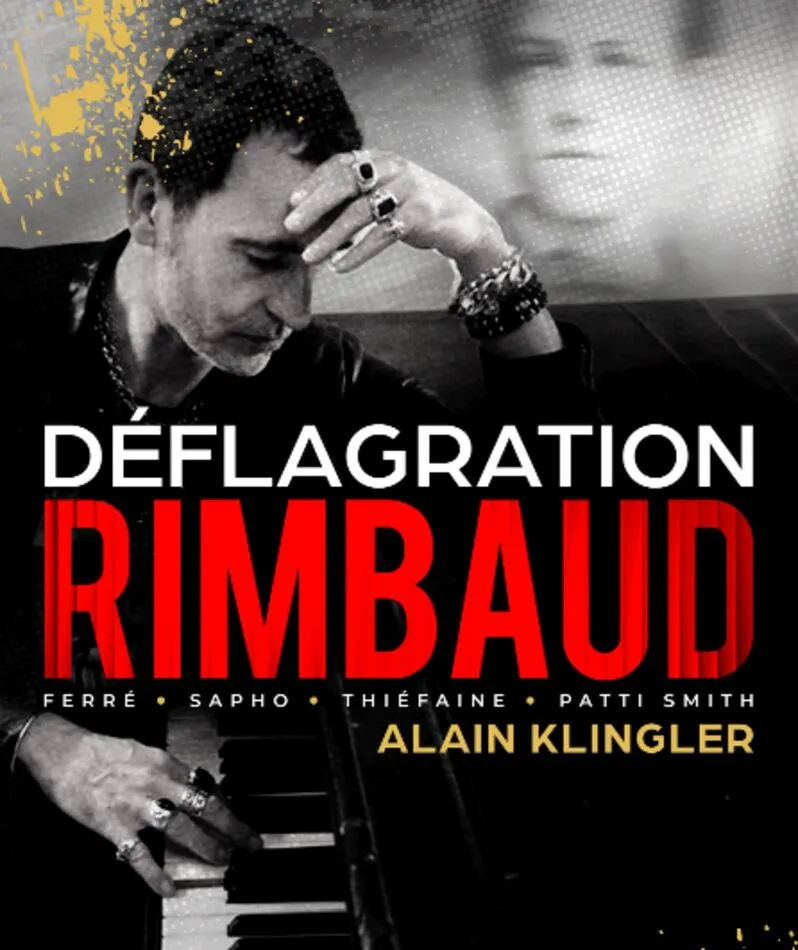 Affiche  spectacle : Déflagration Rimbaud