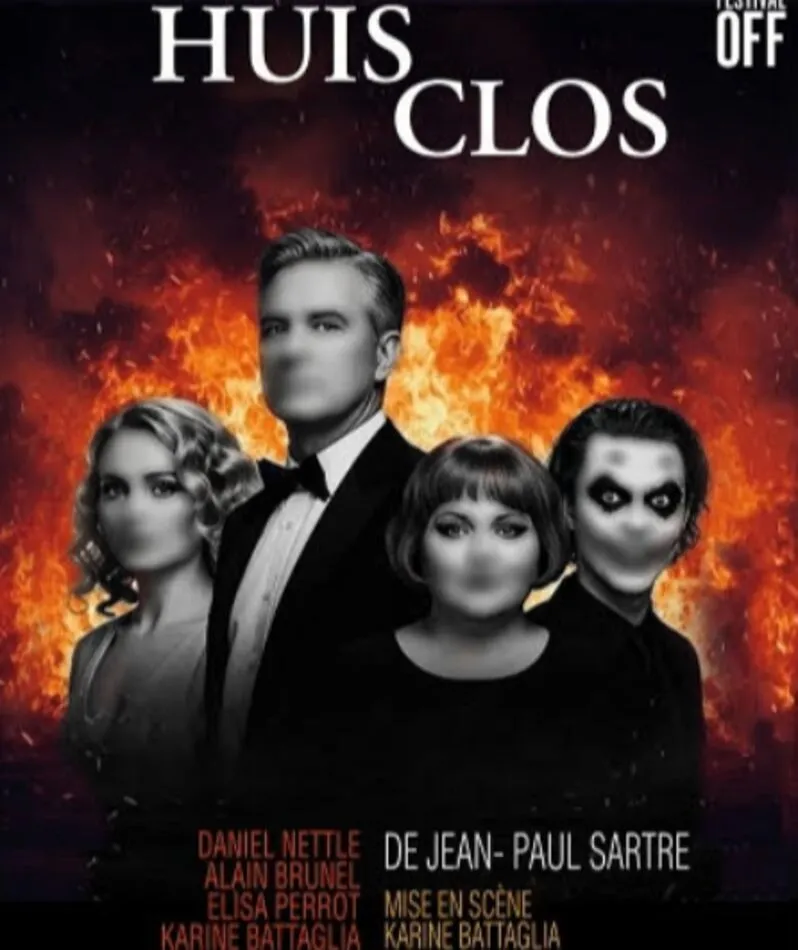 Affiche  spectacle : Huis Clos
