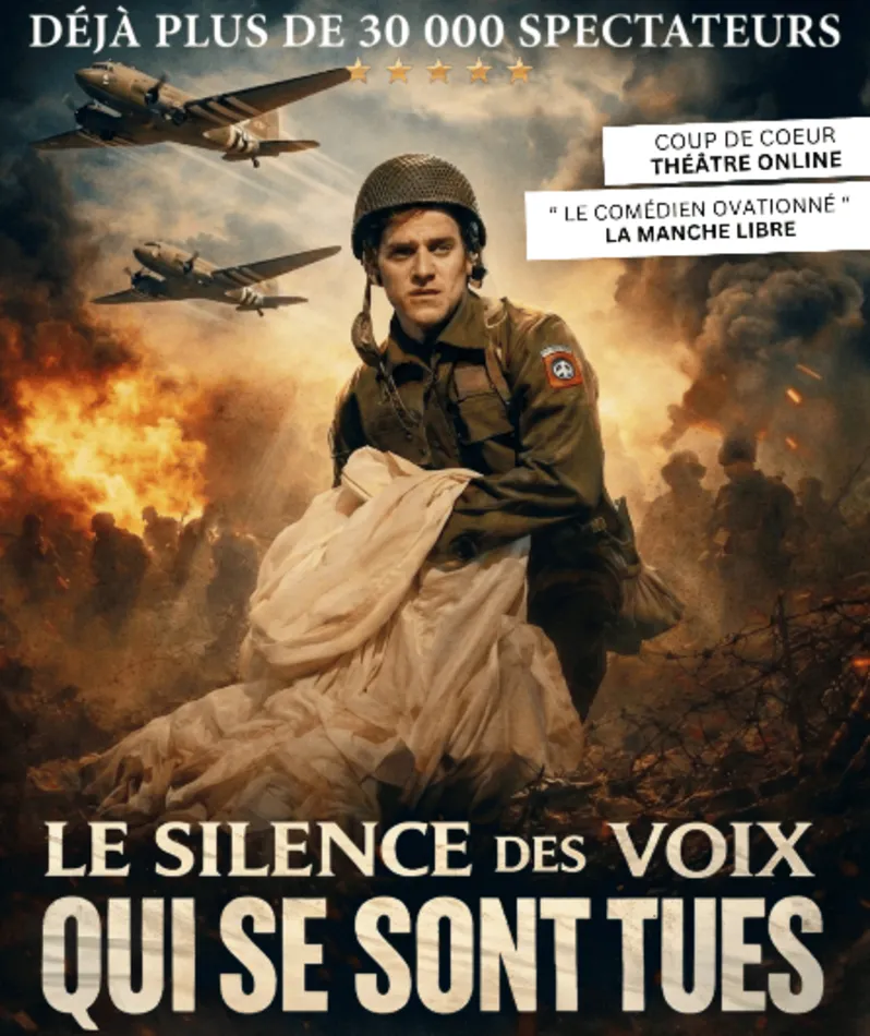 Affiche  spectacle : Le silence des voix qui se sont tues