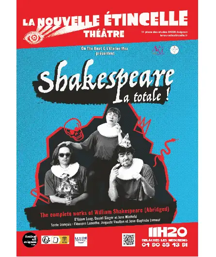 Affiche  spectacle : Shakespeare : La Totale !