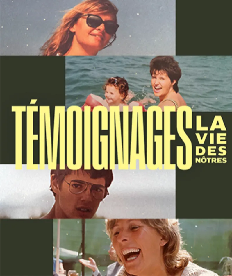 Affiche  spectacle : Témoignages