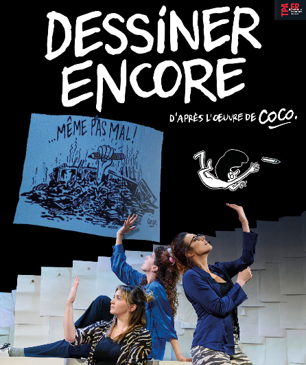 Affiche du spectacle Dessiner encore