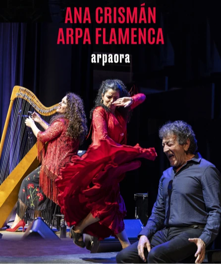 Affiche  spectacle : Ana Crismán - Arpa Flamenca