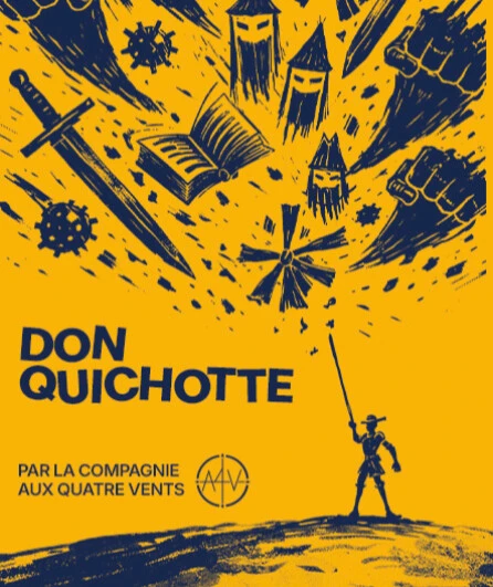Affiche  spectacle : Don Quichotte