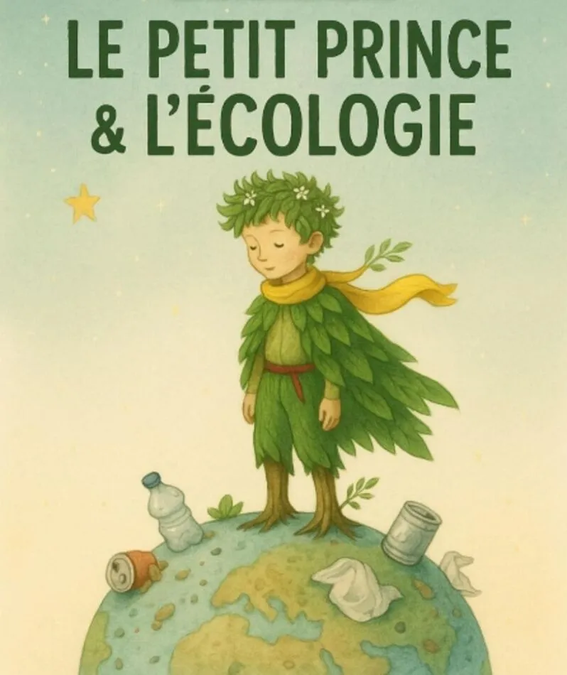 Affiche  spectacle : Le petit prince & l'écologie