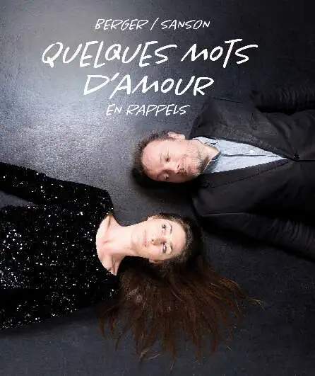 Affiche  spectacle : Berger / Sanson : quelques mots d'amour en rappels