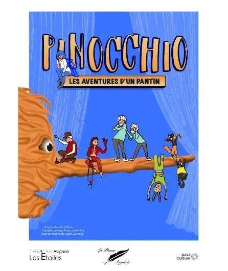 Affiche  spectacle : Pinocchio, Les Aventures d'un Pantin