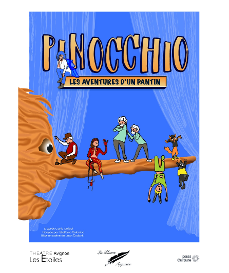 Affiche du spectacle Pinocchio, Les Aventures d'un Pantin