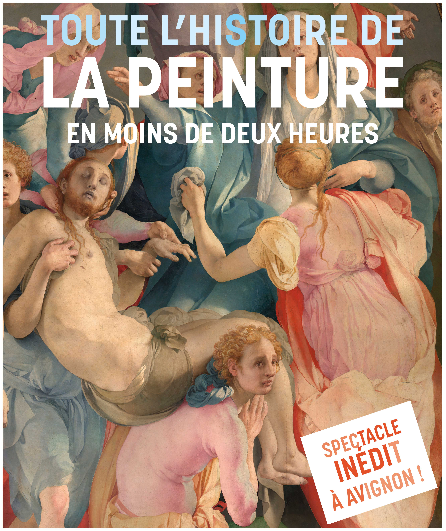 Affiche du spectacle Toute l'histoire de la peinture en moins de deux heures