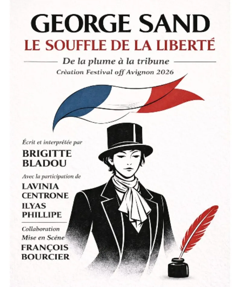 Affiche  spectacle : George Sand 