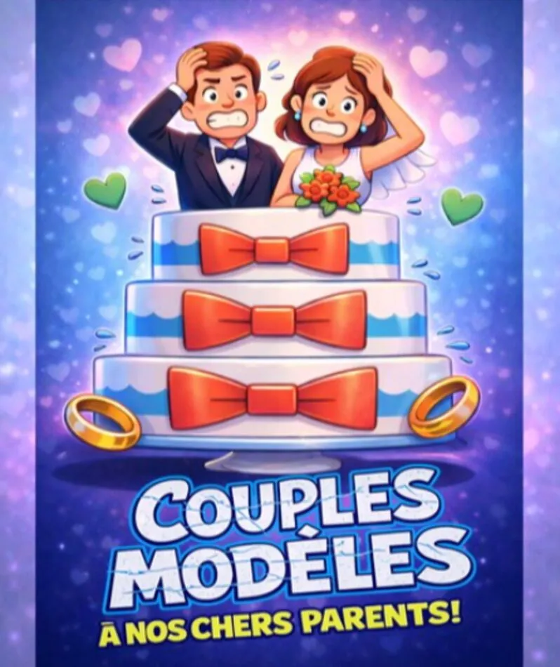 Affiche  spectacle : Couples Modèles