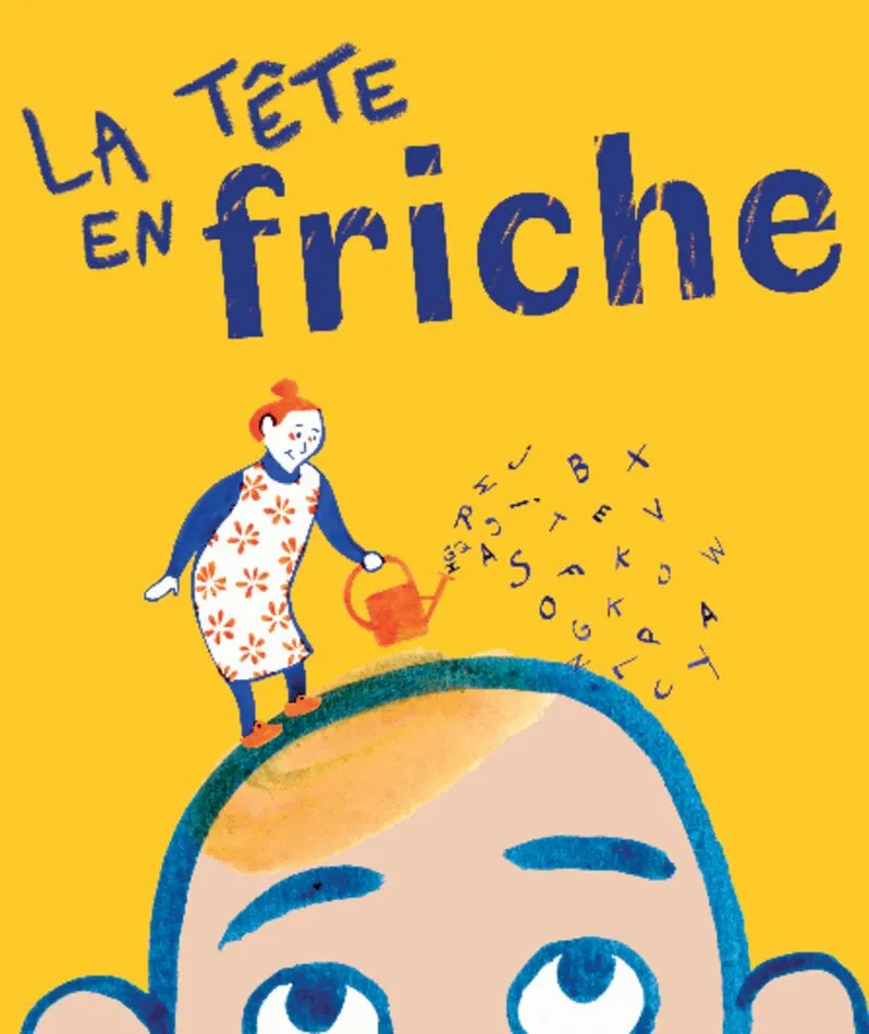 Affiche  spectacle : La tête en friche