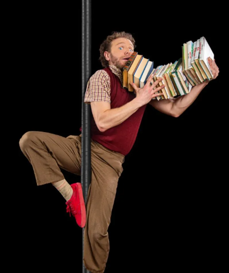 Affiche  spectacle : Le Bibliothécaire