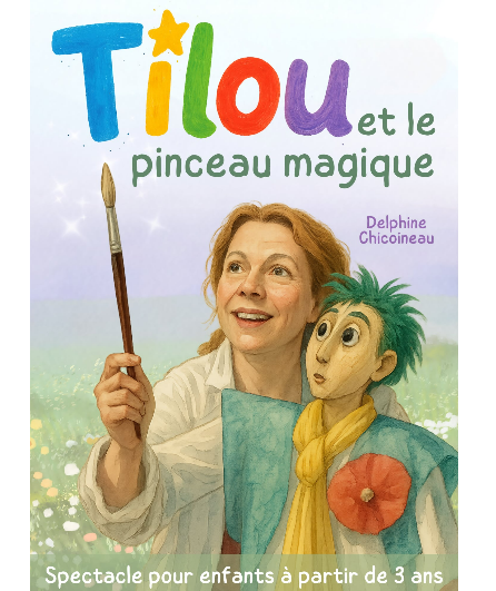 Affiche du spectacle Tilou et le pinceau magique