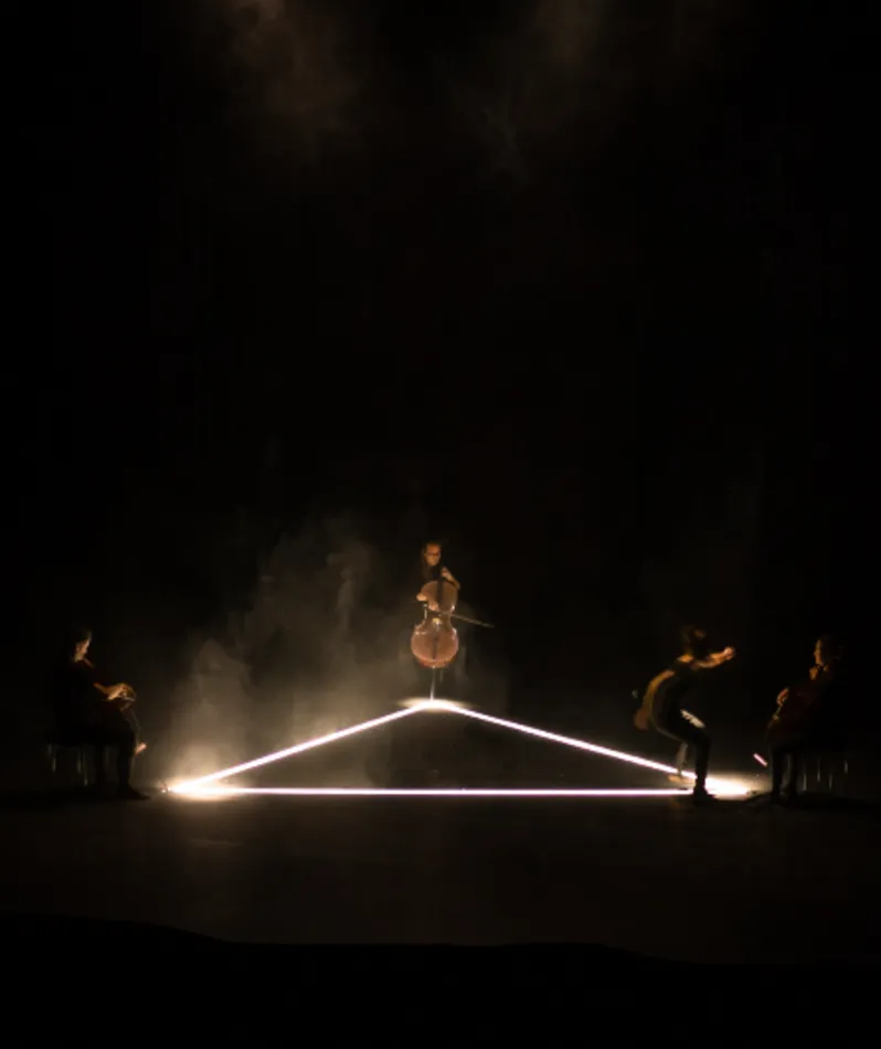 Affiche  spectacle : Bach to 3d
