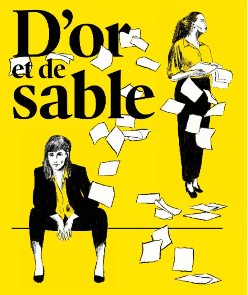 Affiche  spectacle : D'or et de sable